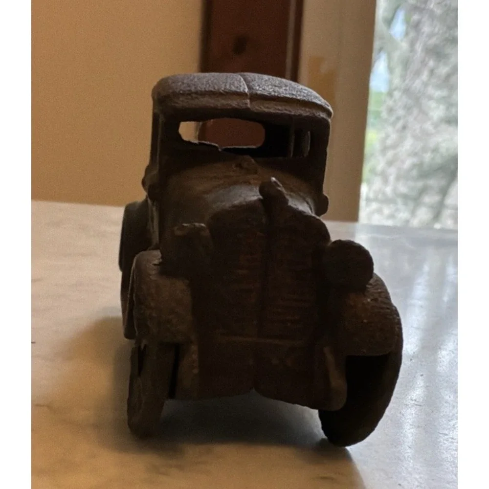 Antique Cast Iron 1920's Roadster Toy Car 5
